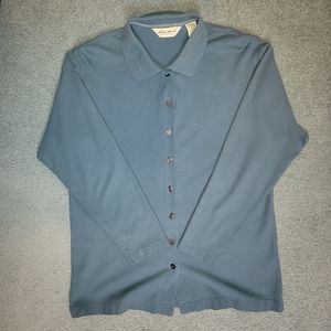 Eddie Bauer Blue Cardigan